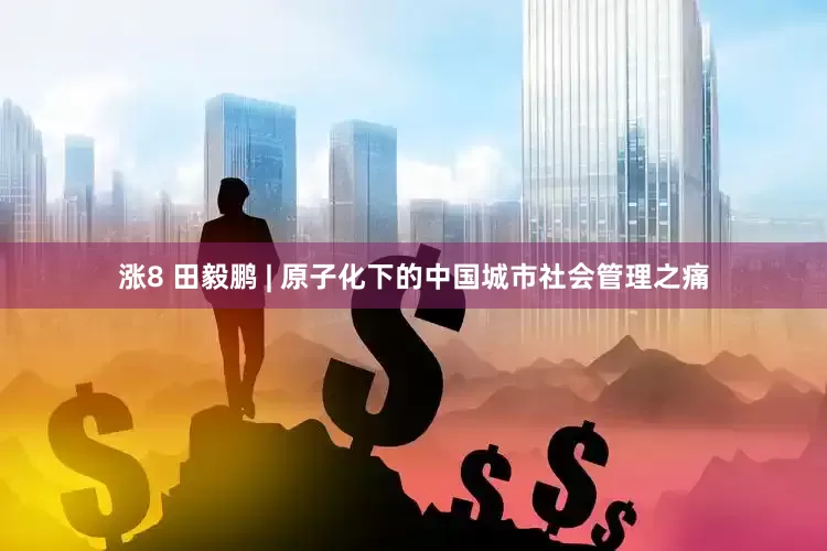 涨8 田毅鹏 | 原子化下的中国城市社会管理之痛