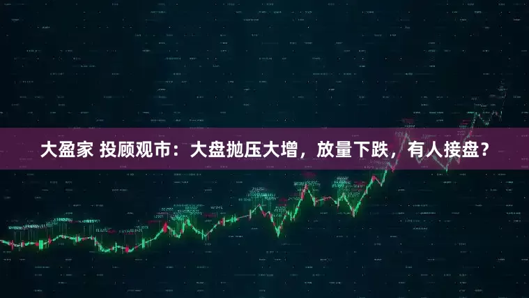 大盈家 投顾观市：大盘抛压大增，放量下跌，有人接盘？